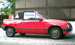 Opel Corsa,  med himmel, 3 ruder bag, Irmscher-model