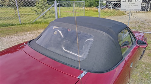 Mazda MX5 kaleche i PVC/plastbagrude - til mk1 (89-98) 