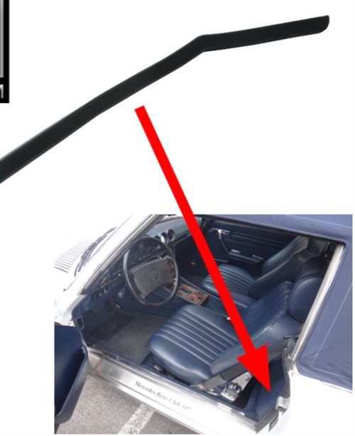 Gummiliste døre Højre side...